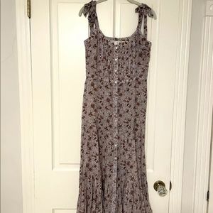 Veronica Beard NWT Windansea Dress Size S, Boho, Peasant, Bow Tie Strap ($495)
